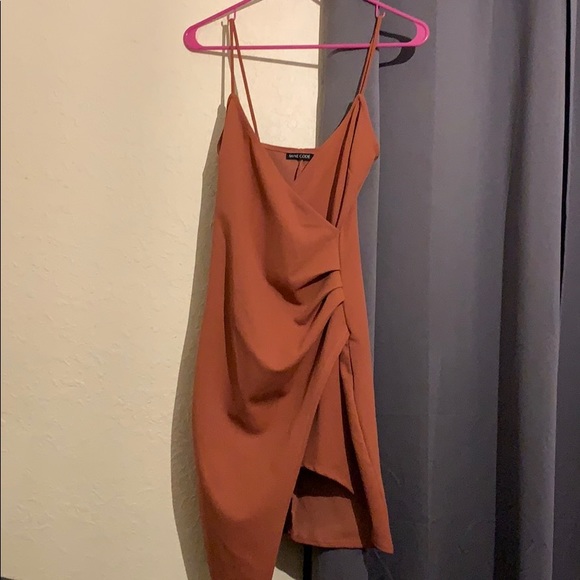 Mind Code Dresses & Skirts - Bodycon rustic orange
